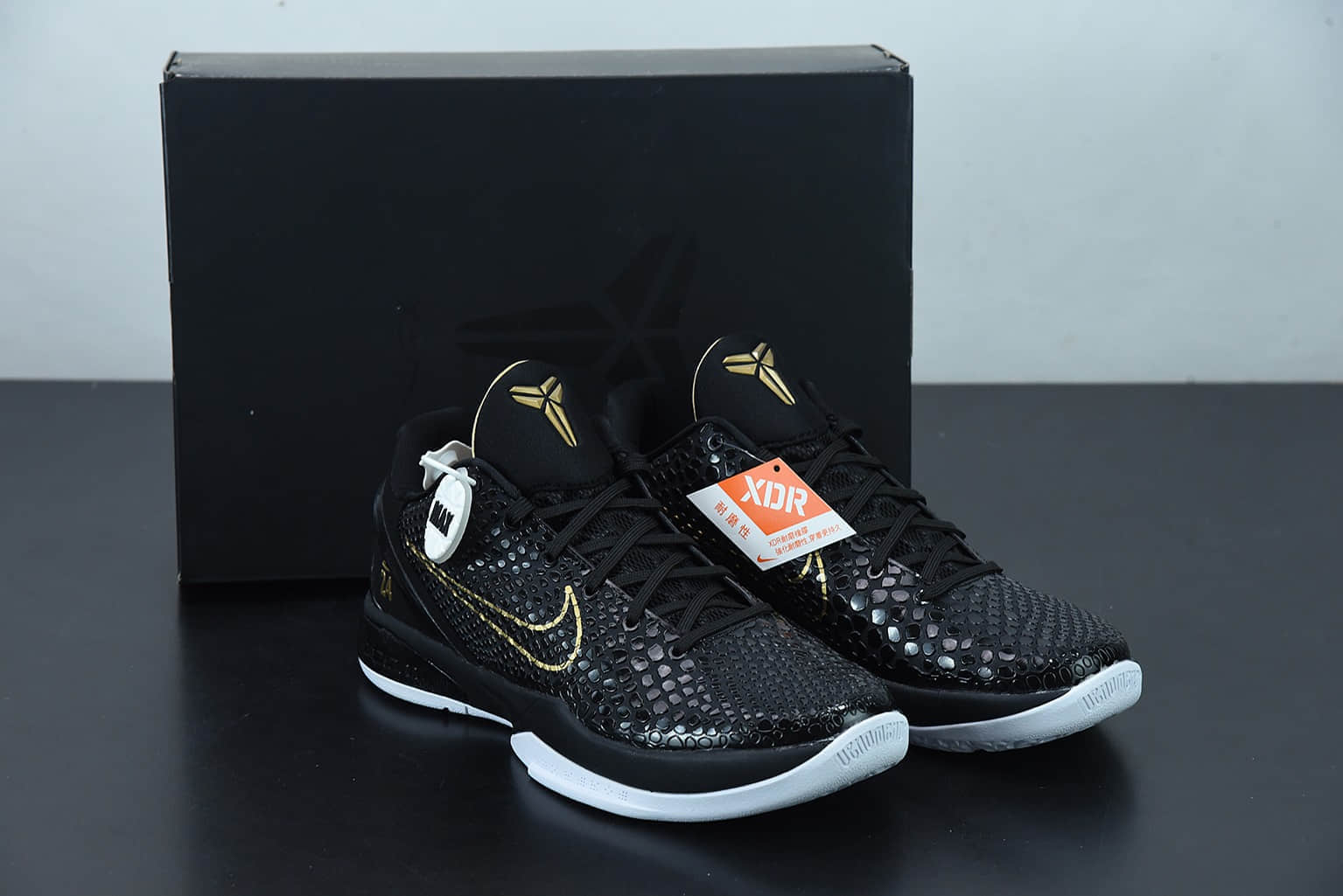 科比Kobe VI Protro 6 科比6代 黑金天使 男子实战篮球鞋纯原版本 货号:KB0824-127