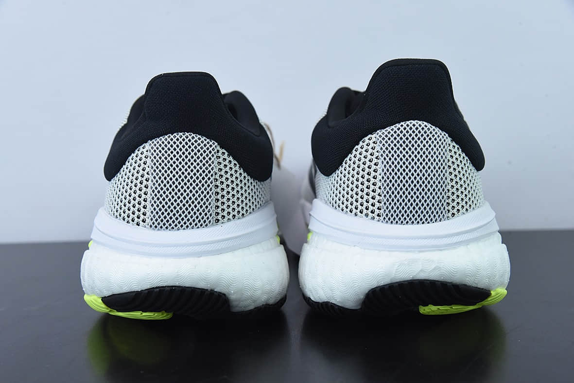 阿迪达斯Adidas Solar Glide 5 阿迪灰黑绿随心畅跑系列透气缓震爆米花跑鞋纯原版本 货号:GX5472