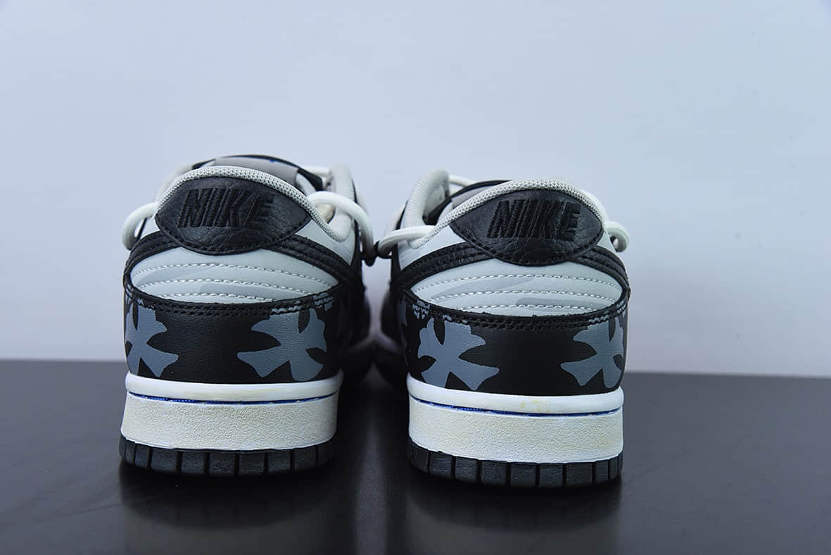 耐克Nike SB Dunk low 哥特十字架熊猫解构黑灰SB扣碎篮板时尚休闲板鞋纯原版本 货号:DD3363-002