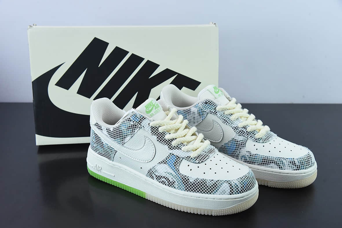 耐克Nike Air Force 1“Lion dance” 醒狮绿国潮风空军一号低帮休闲板鞋纯原版本 货号:CW1888-716