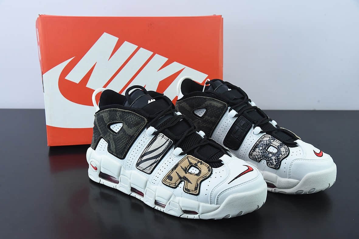 耐克Nike Air More Uptempo GSAnimal皮革白动物园皮蓬一代系列经典高街百搭休闲运动文化篮球鞋纯原版本 货号:DZ4843-100