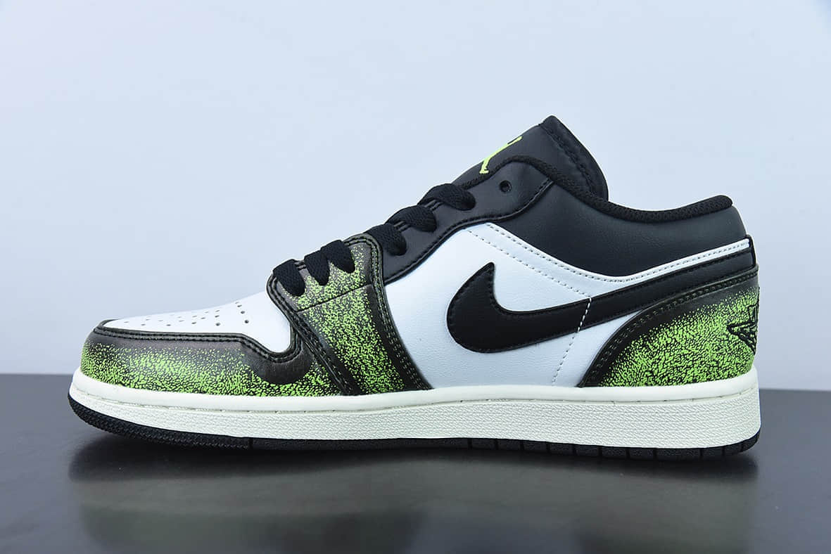 乔丹Air Jordan 1 Low Wear Away AJ1 乔1森林绿低帮复古休闲板鞋纯原版本 货号:DN3705-003