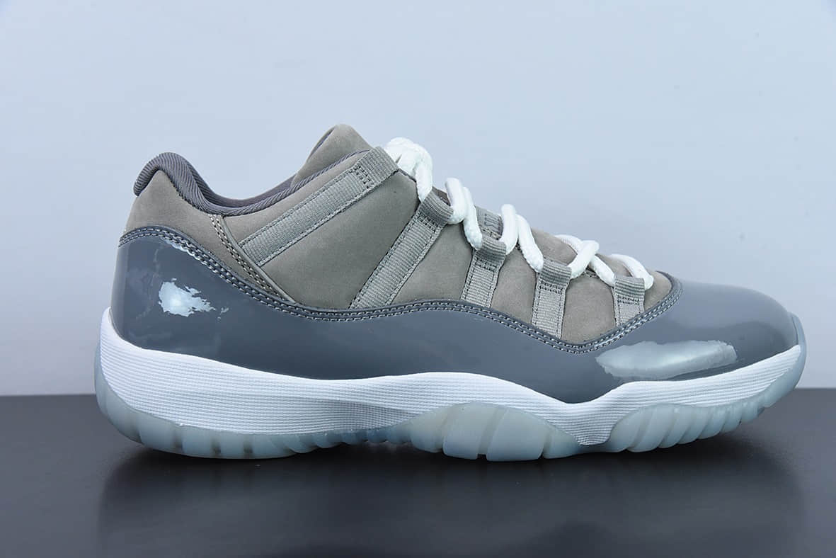 乔丹Air Jordan 11 Retro Low AJ11酷灰低帮篮球鞋纯原版本 货号：528895-003