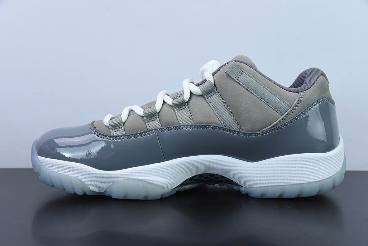 乔丹Air Jordan 11 Retro Low AJ11酷灰低帮篮球鞋纯原版本 货号：528895-003