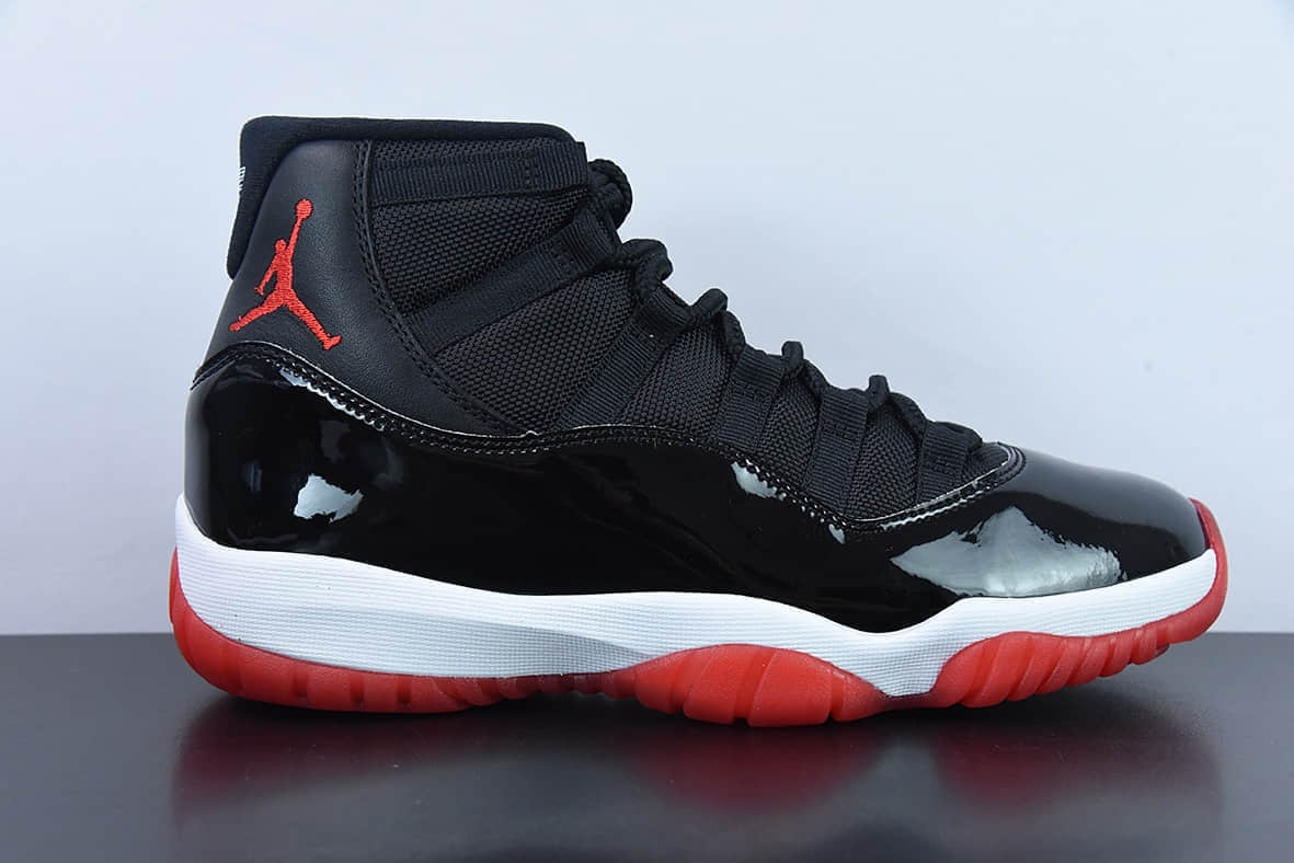 乔丹Air Jordan 11 Bred AJ11黑红高帮篮球鞋纯原版本 货号：378037-061