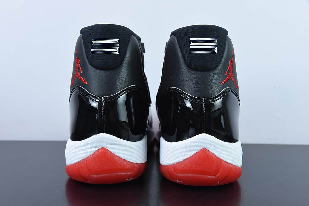 乔丹Air Jordan 11 Bred AJ11黑红高帮篮球鞋纯原版本 货号：378037-061