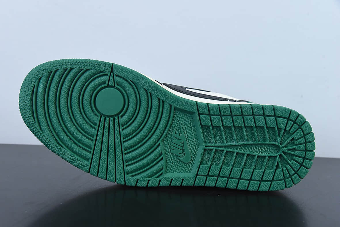 乔丹Air Jordan Travis Scott x Air Jordan 1 Low AJ1 TS联名黑绿倒钩低帮板鞋纯原版本 货号:DM7866- 128