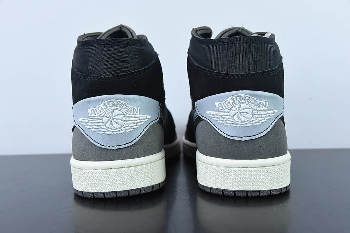 乔丹Air Jordan 1 Mid Inside OutAJ1黑灰反转中帮篮球鞋纯原版本 货号:DM9652-001