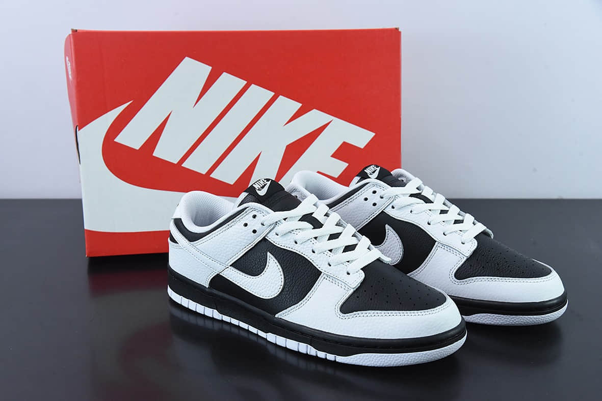 耐克Nike SB Dunk LowReverse Panda白黑翻转熊猫扣篮系列低帮休闲运动滑板板鞋纯原版本 货号:FD9064-011
