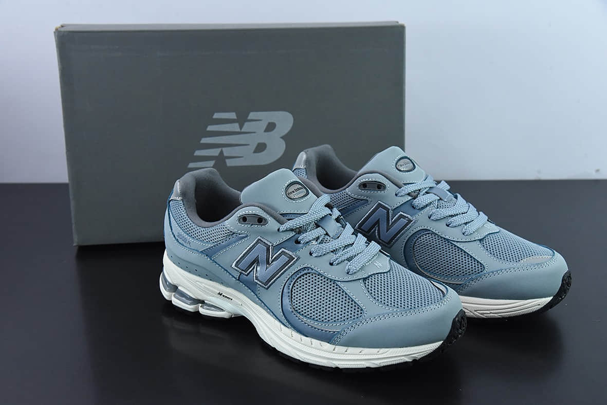 新百伦New Balance ML2002 系列雾蓝复古老爹风男女休闲鞋情侣百搭慢跑鞋纯原版本 货号：ML2002RR