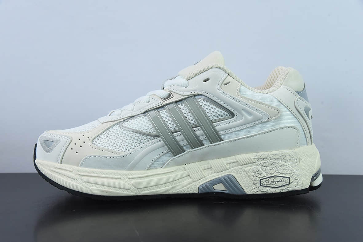 阿迪达斯Adidas Originals Response CLCreamWhite响应CL系列乳白灰银老爹风复古透气缓震休闲运动慢跑鞋纯原版本 货号：GY2014