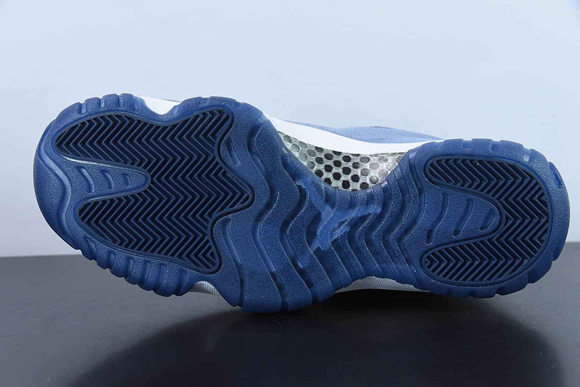 乔丹Air Jordan 11 Velvet Midnight Navy AJ11 乔11灯芯绒午夜蓝高帮篮球鞋纯原版本 货号:AR0715-441