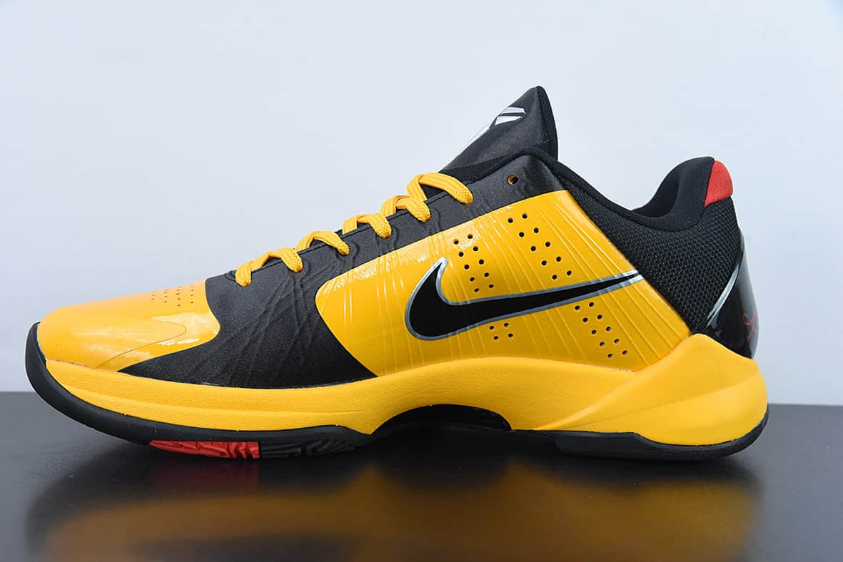 科比Kobe 5 Bruce Lee Alt 黑黄李小龙低帮实战篮球鞋纯原版本 货号:CD4991-700