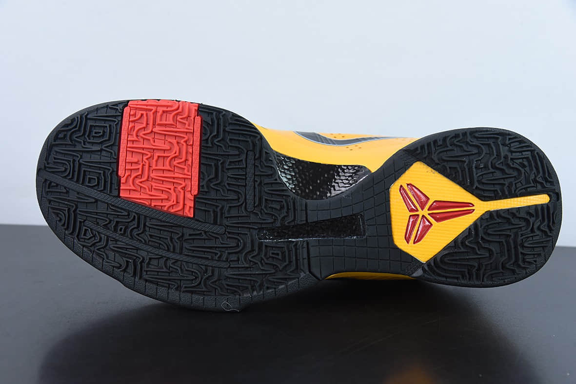 科比Kobe 5 Bruce Lee Alt 黑黄李小龙低帮实战篮球鞋纯原版本 货号:CD4991-700