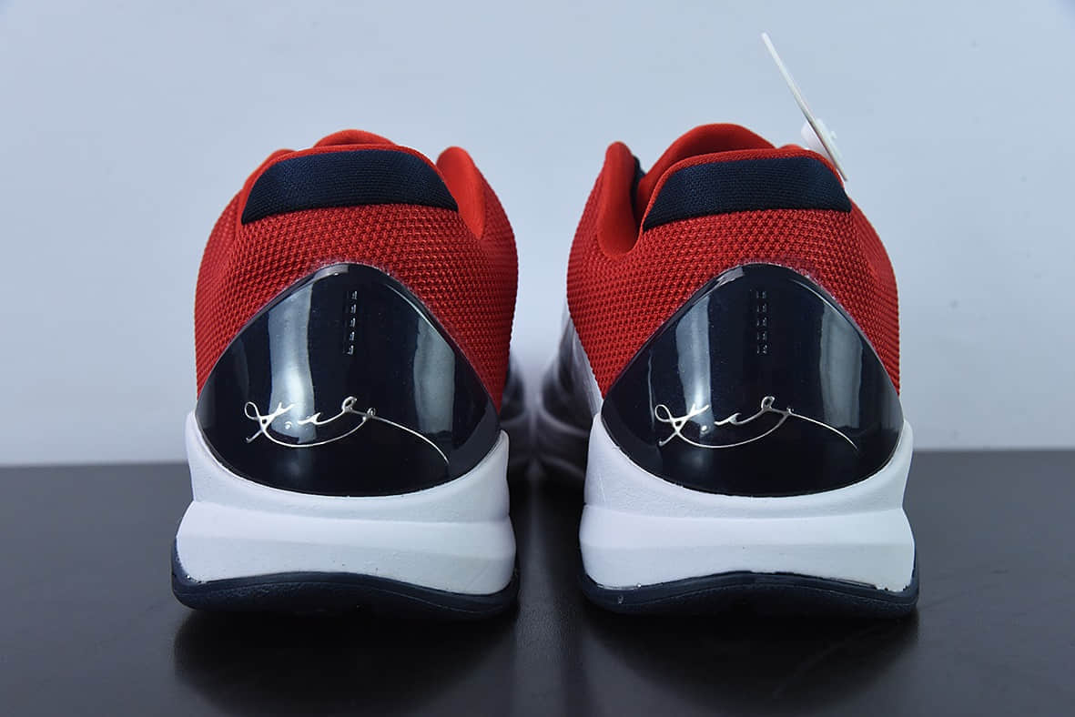 科比Kobe Zoom Kobe VX ZK5 PROTRO科比5代元年经典色世锦赛实战篮球鞋纯原版本 货号：386430-103