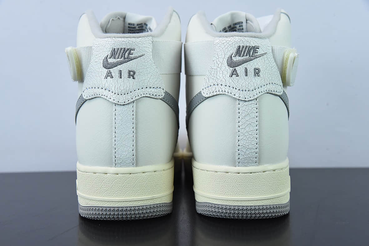 耐克Nike Air Force 1 High 07 Vintage Sail 复古乳白空军一号高帮休闲板鞋纯原版本 货号：DM0209-100