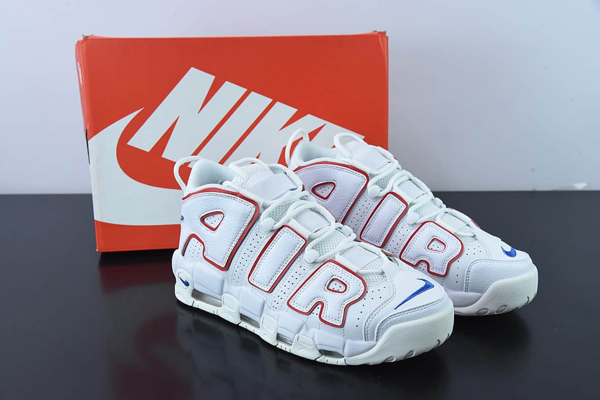 耐克Nike Air More Uptempo “USA Hoops” 白红蓝大Air 皮蓬经典高街百搭篮球鞋纯原版本 货号:DX2662-100