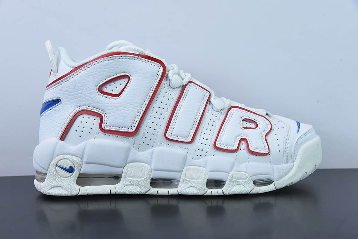 耐克Nike Air More Uptempo “USA Hoops” 白红蓝大Air 皮蓬经典高街百搭篮球鞋纯原版本 货号:DX2662-100