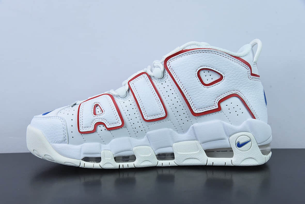 耐克Nike Air More Uptempo “USA Hoops” 白红蓝大Air 皮蓬经典高街百搭篮球鞋纯原版本 货号:DX2662-100