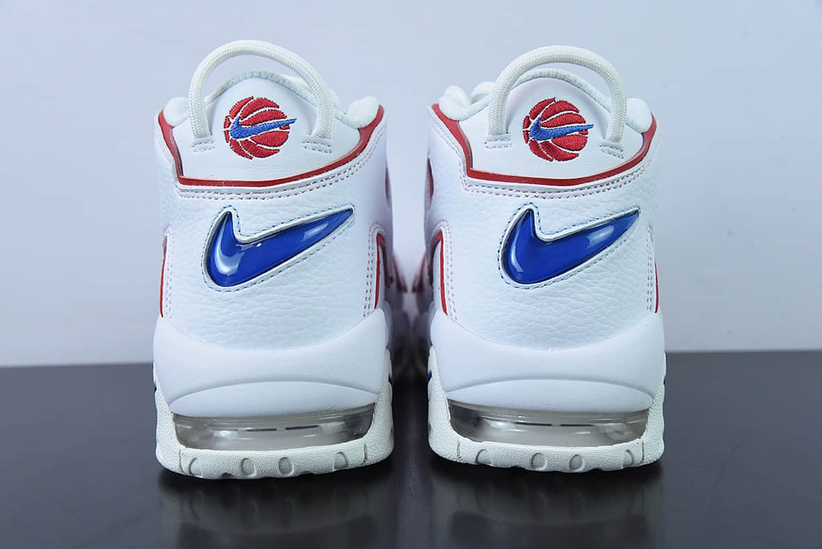 耐克Nike Air More Uptempo “USA Hoops” 白红蓝大Air 皮蓬经典高街百搭篮球鞋纯原版本 货号:DX2662-100
