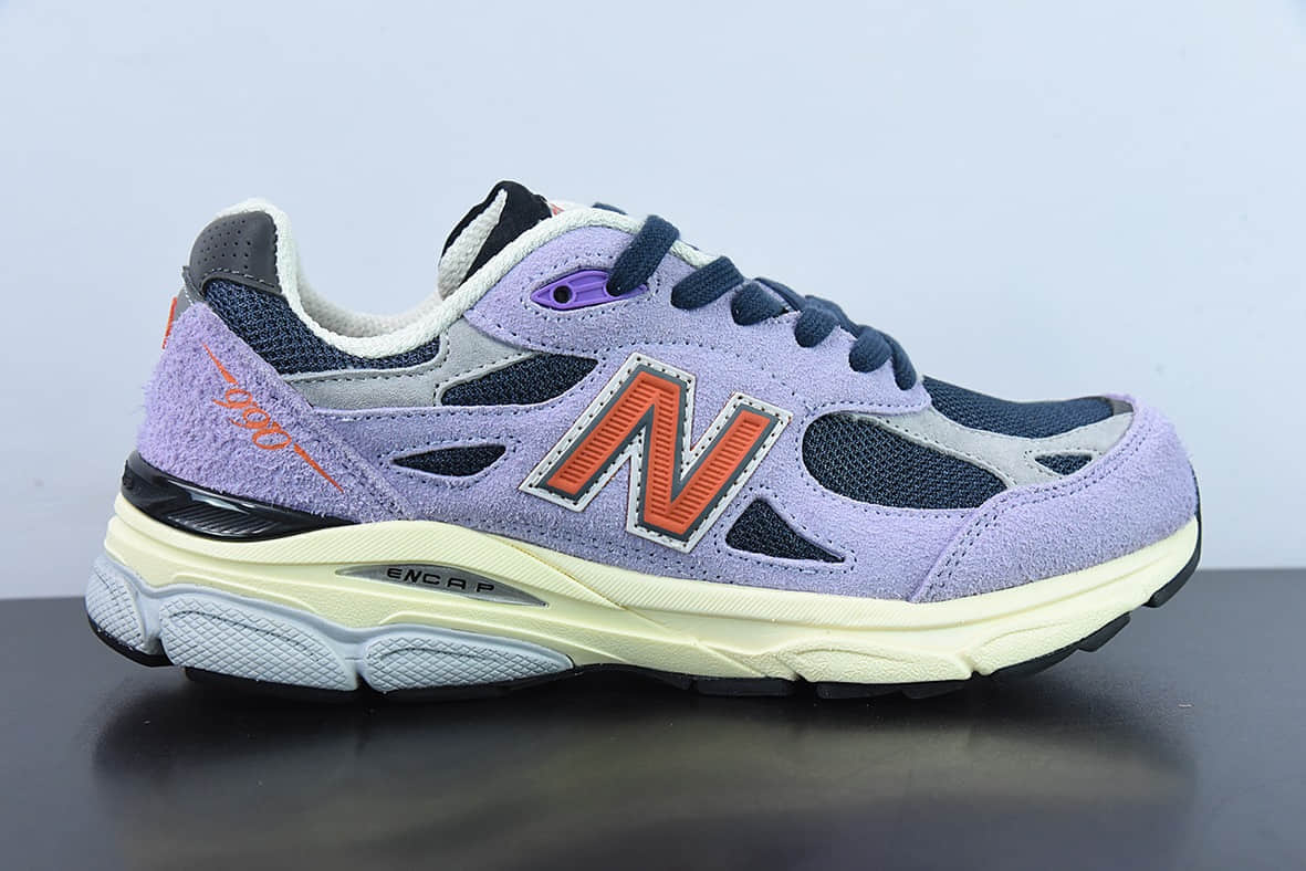 新百伦New Balance NB990系列浅紫高端美产复古休闲跑步鞋纯原版本 货号:M990TD3