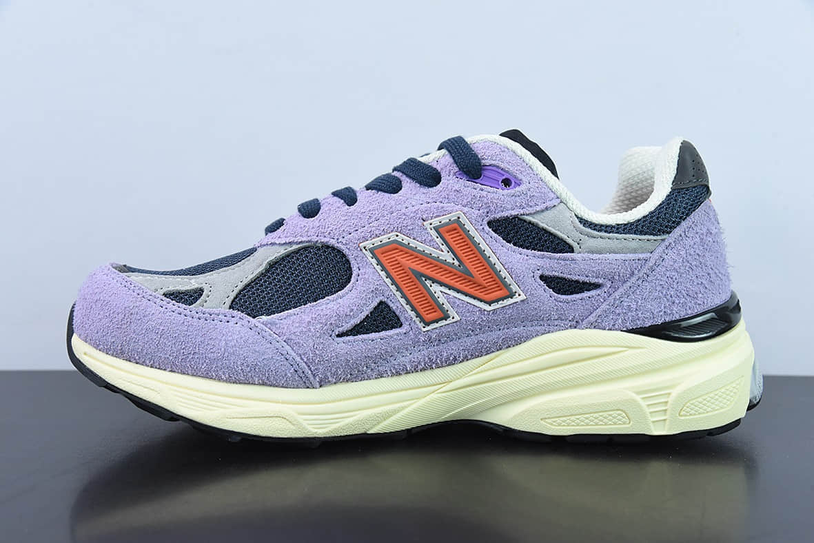 新百伦New Balance NB990系列浅紫高端美产复古休闲跑步鞋纯原版本 货号:M990TD3