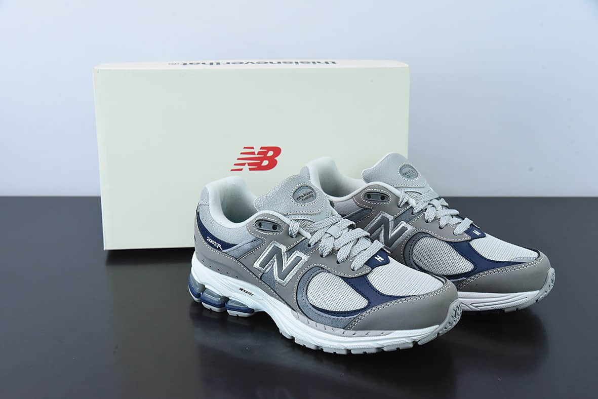 新百伦New Balance Thisisneverthat x New Balance 2002R“磨砂灰午夜蓝复古休闲运动鞋纯原版本 货号：M2002RTH