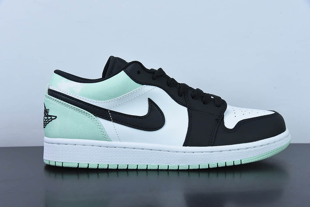 乔丹Air Jordan Low AJ1白黑绿小蒂芙尼低帮篮球鞋纯原版本 货号：DM1199-100