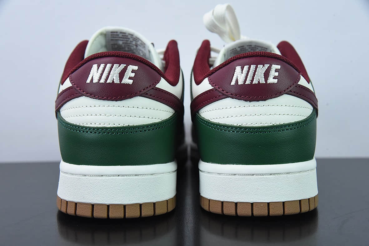 耐克Nike SB Dunk Low Gorge Green 豆沙绿配色SB低帮休闲板鞋纯原版本 货号:FB7160-161
