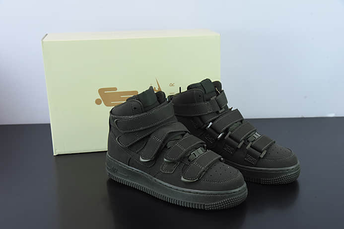 耐克Nike Air Force 1 LV8 UTILITY黑武士魔术贴空军一号中帮板鞋纯原版本 货号:DM7926-300