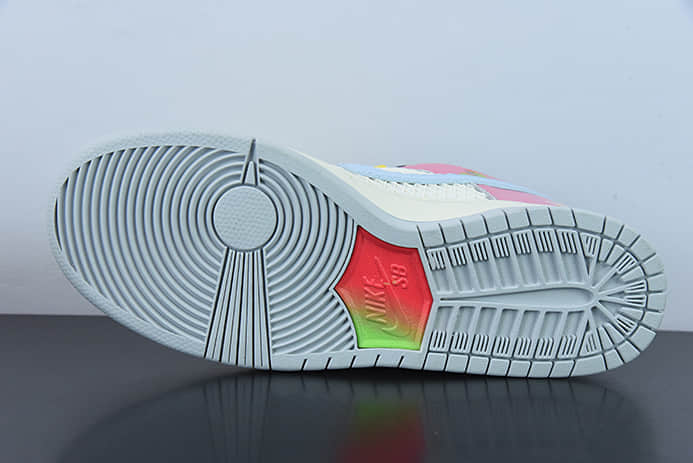 耐克Nike SB Dunk Low PROBe True黄白粉彩虹扣篮系列低帮休闲运动滑板板鞋纯原版本 货号：DX5933-900
