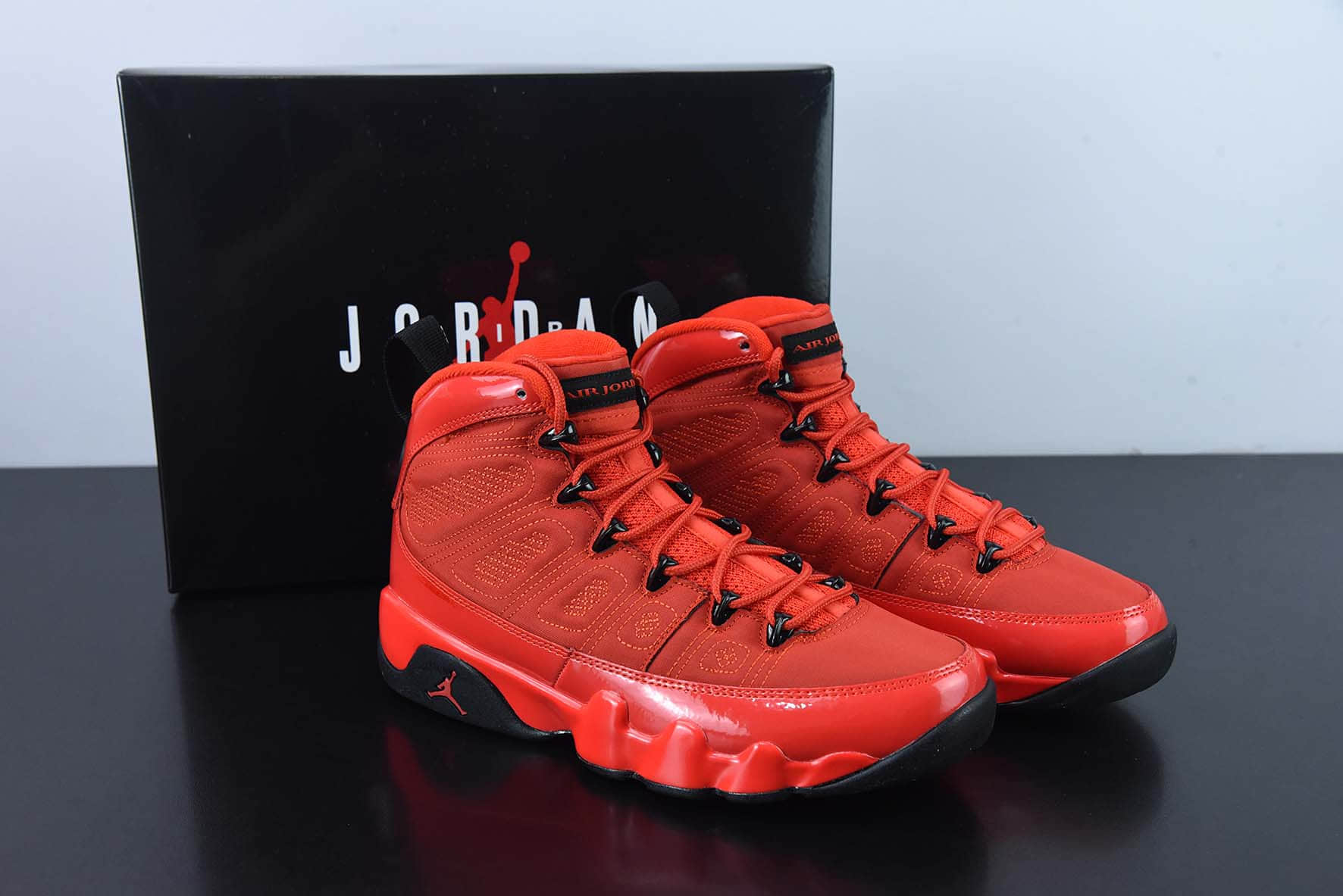 乔丹Air Jordan 9 Retro Particle Grey AJ9大红中国红高帮篮球鞋纯原版本 货号:CT8019-600