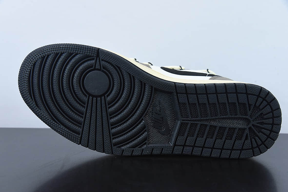 乔丹Air Jordan 1 LowBrown MochaAJ1乔丹一代深棕白黑绑绳低帮经典复古文化休闲运动篮球鞋纯原版本 货号：553558-062