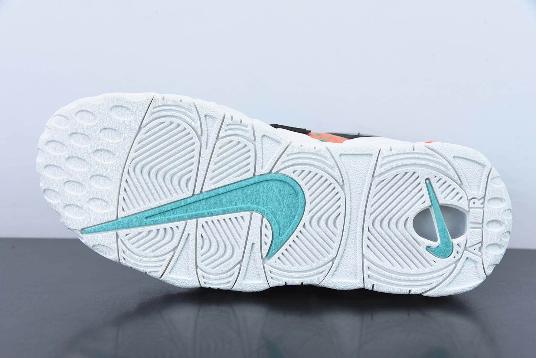 耐克Nike Air More Uptempo皮蓬初代棕桔多勾经典高街百搭篮球鞋纯原版本 货号：AT3408-800