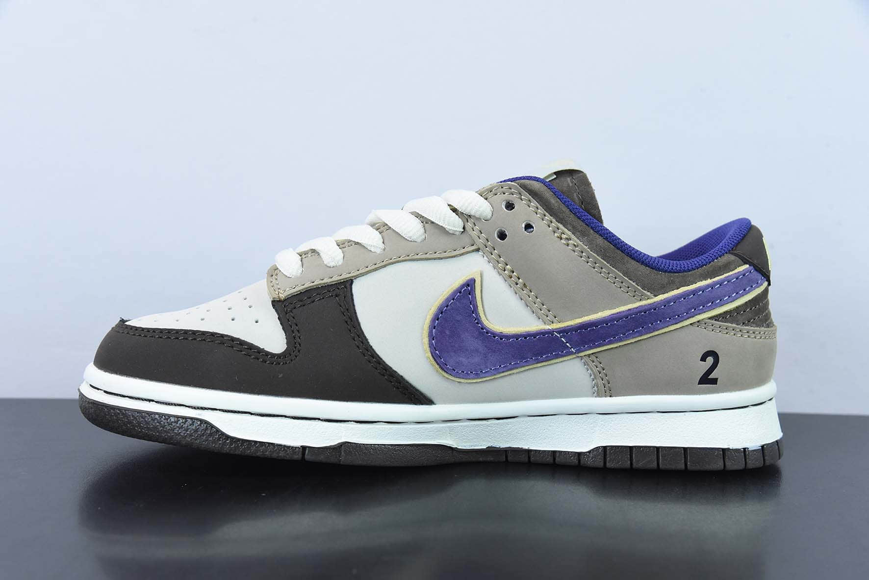 耐克Nike Otomo Katsuhiro x NK SB Dunk Low Steamboy OST 大友克洋联名麂皮黑灰紫SB低帮滑板鞋纯原版本 货号：LF0039-986