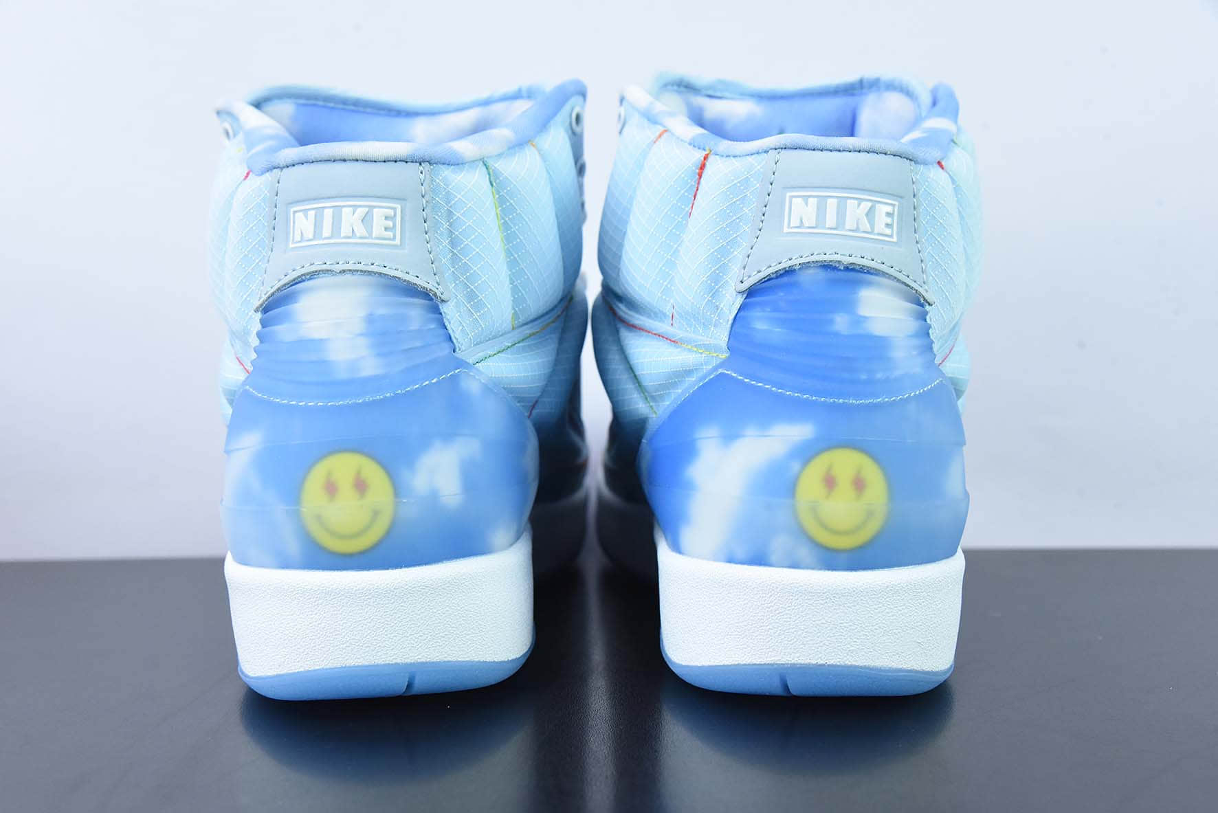 乔丹Air Jordan Balvin x Air Jordan AJ2 Retro High SP联名蓝色笑脸灯光高帮板鞋纯原版本 货号:DQ7691-419