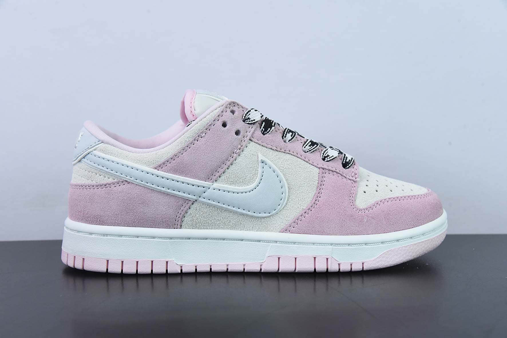 耐克Nike Dunk Low Pink Suede 粉蓝配色SB扣篮系列低帮休闲运动滑板鞋纯原版本 货号: DV3054-600