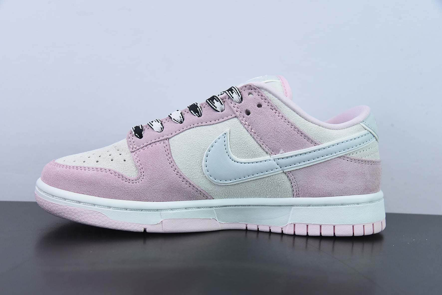 耐克Nike Dunk Low Pink Suede 粉蓝配色SB扣篮系列低帮休闲运动滑板鞋纯原版本 货号: DV3054-600