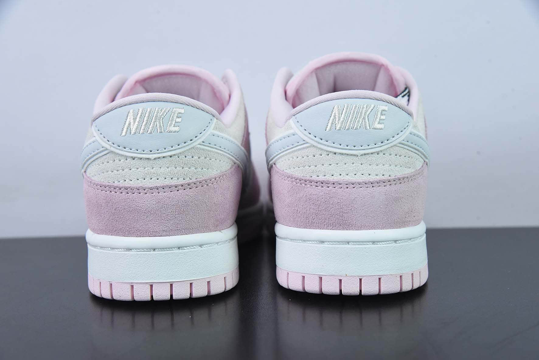 耐克Nike Dunk Low Pink Suede 粉蓝配色SB扣篮系列低帮休闲运动滑板鞋纯原版本 货号: DV3054-600
