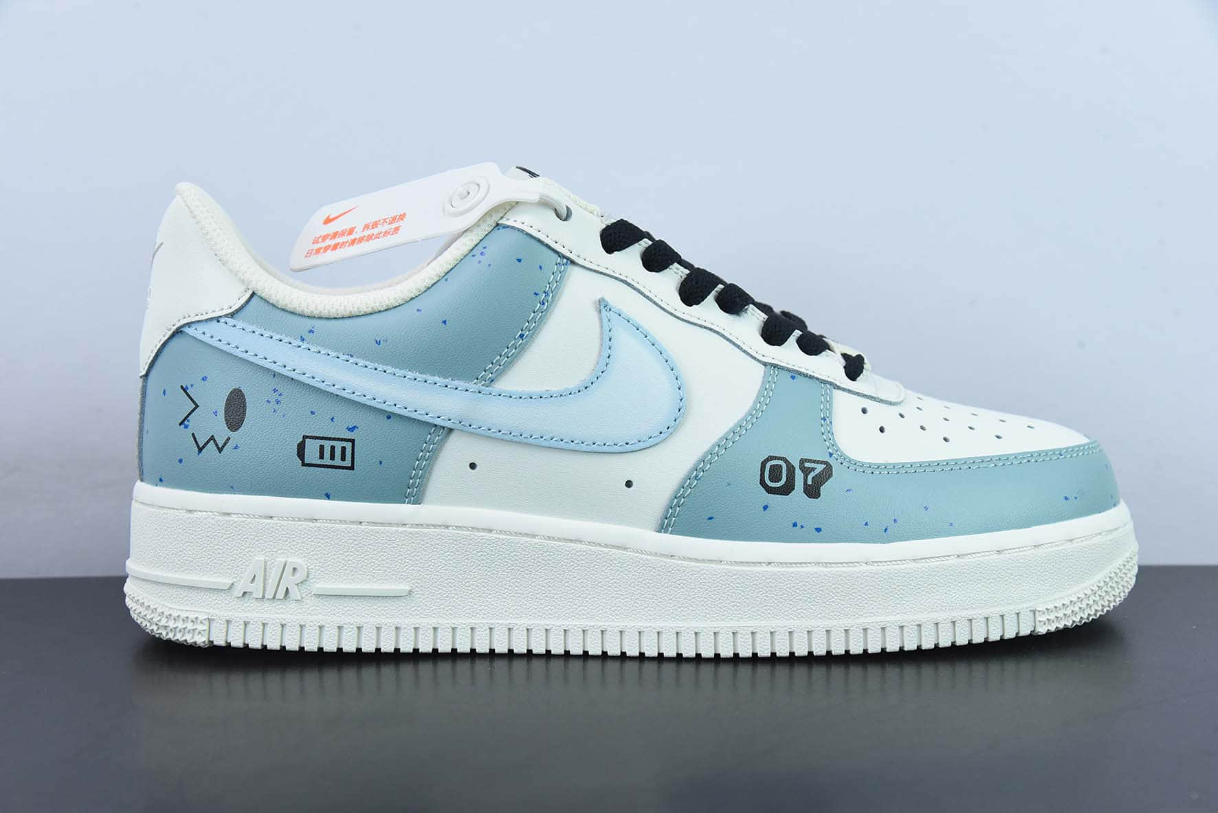 耐克Nike Air Force 1 Low ’07 王者荣耀鲁班7号皮肤空军一号低帮休闲板鞋纯原版本 货号：CW2568-033