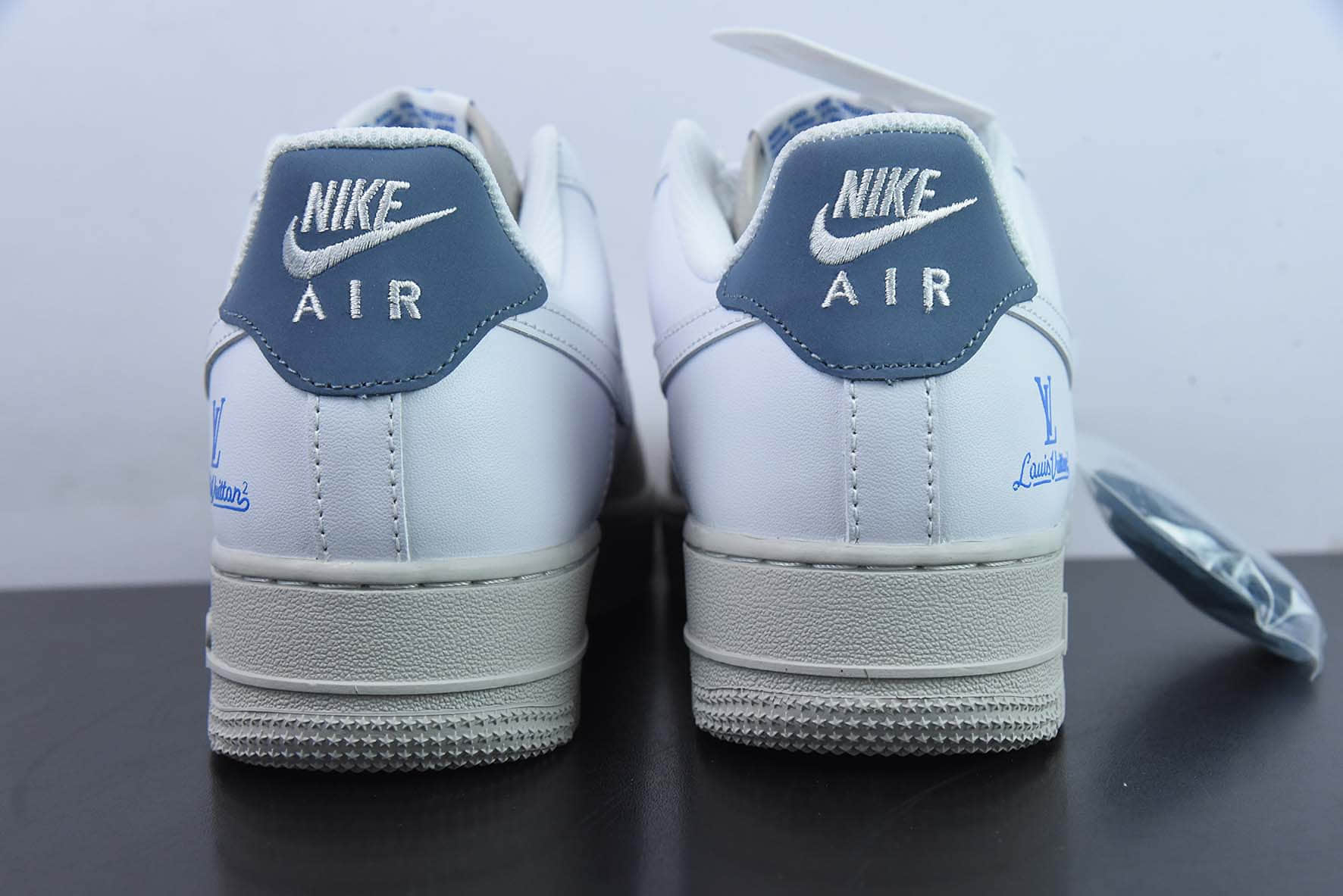 耐克Nike Air Force 1 '07 Low LV联名灰白棕蓝空军一号低帮运动休闲板鞋纯原版本 货号：BS8871-301