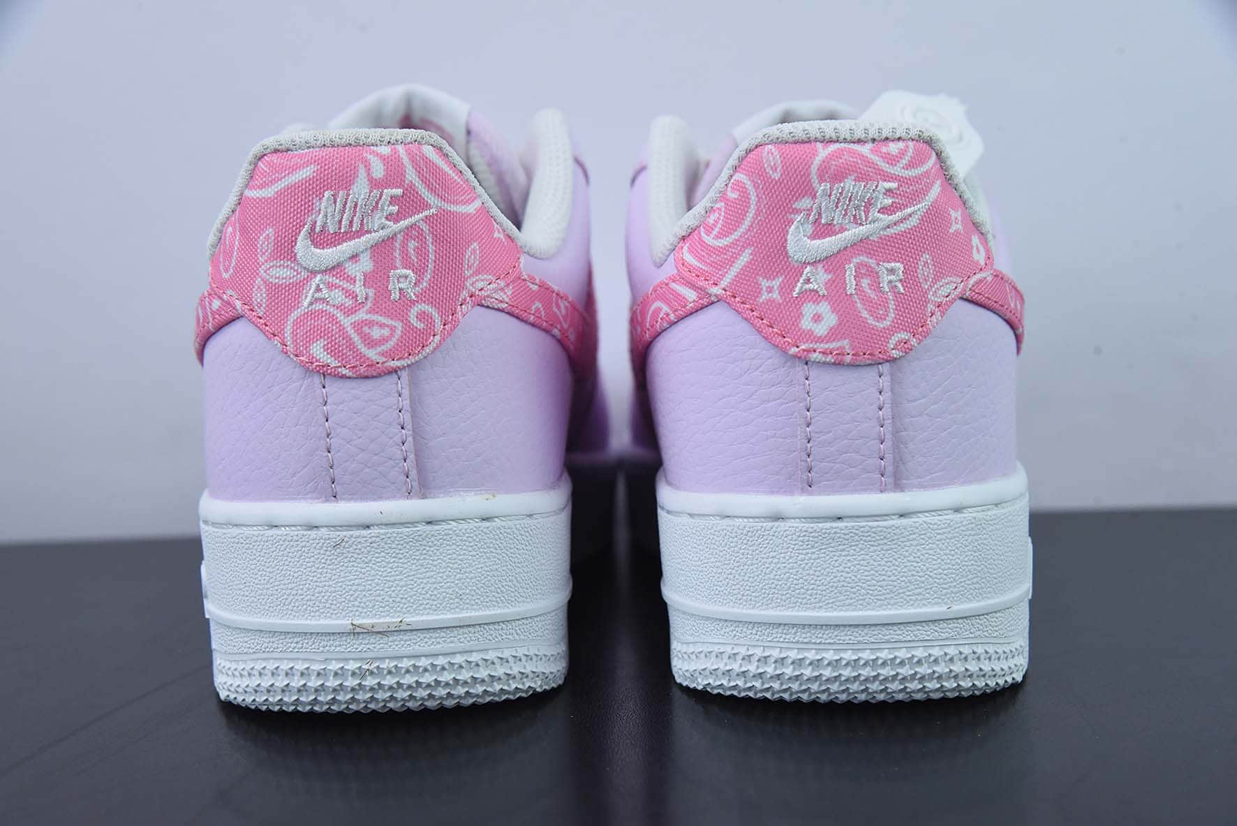 耐克Nike Air Force 1 Low 粉腰果花雾霾紫空军一号低帮休闲运动板鞋纯原版本 货号:FD1448-664