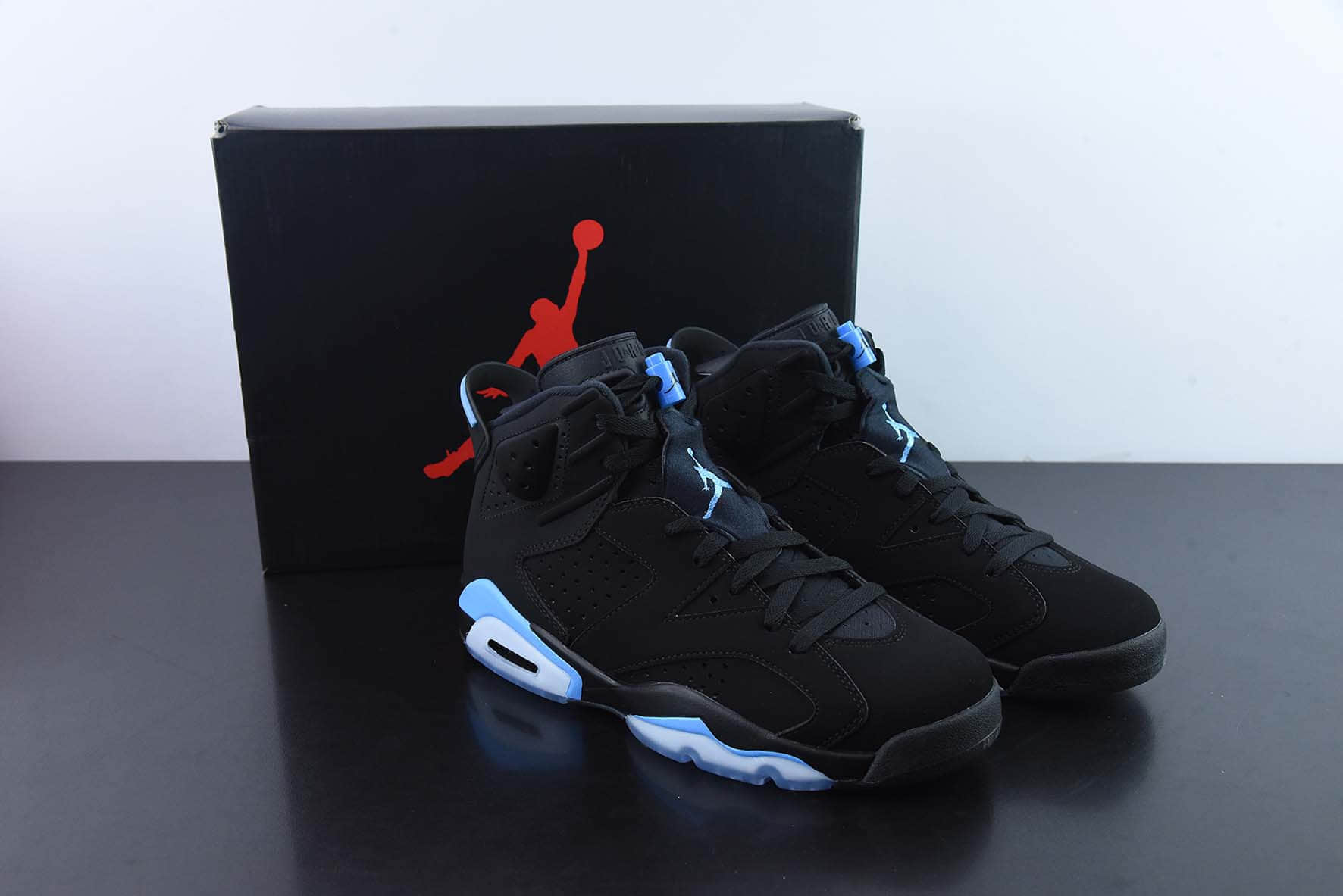 乔丹Air Jordan 6 Retro AJ6北卡蓝高帮篮球鞋纯原版本 货号:384664-006