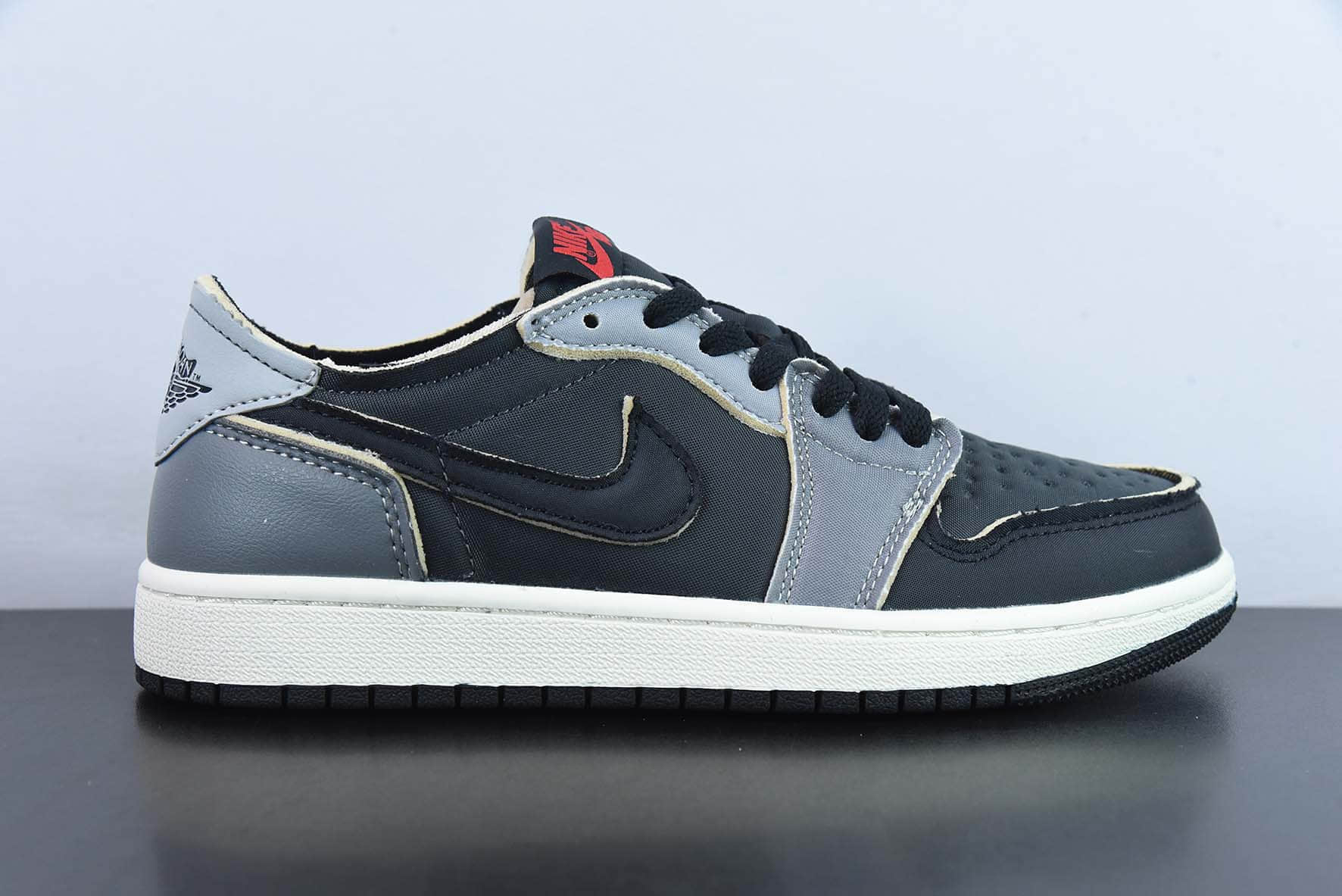 乔丹Air Jordan 1 Retro Low OG EXAJ1乔1黑灰低帮休闲板鞋纯原版本 货号:DV0982-006