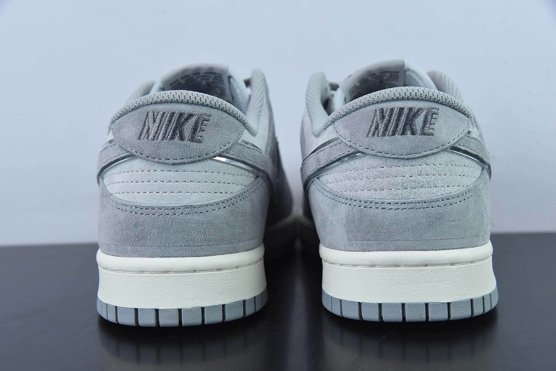 耐克Nike Otomo Katsuhiro x Nike SB Dunk LowSteamboy OST“大友克洋联名麂皮烟灰米白银SB低帮休闲滑板鞋纯原版本 货号:DA5563-011