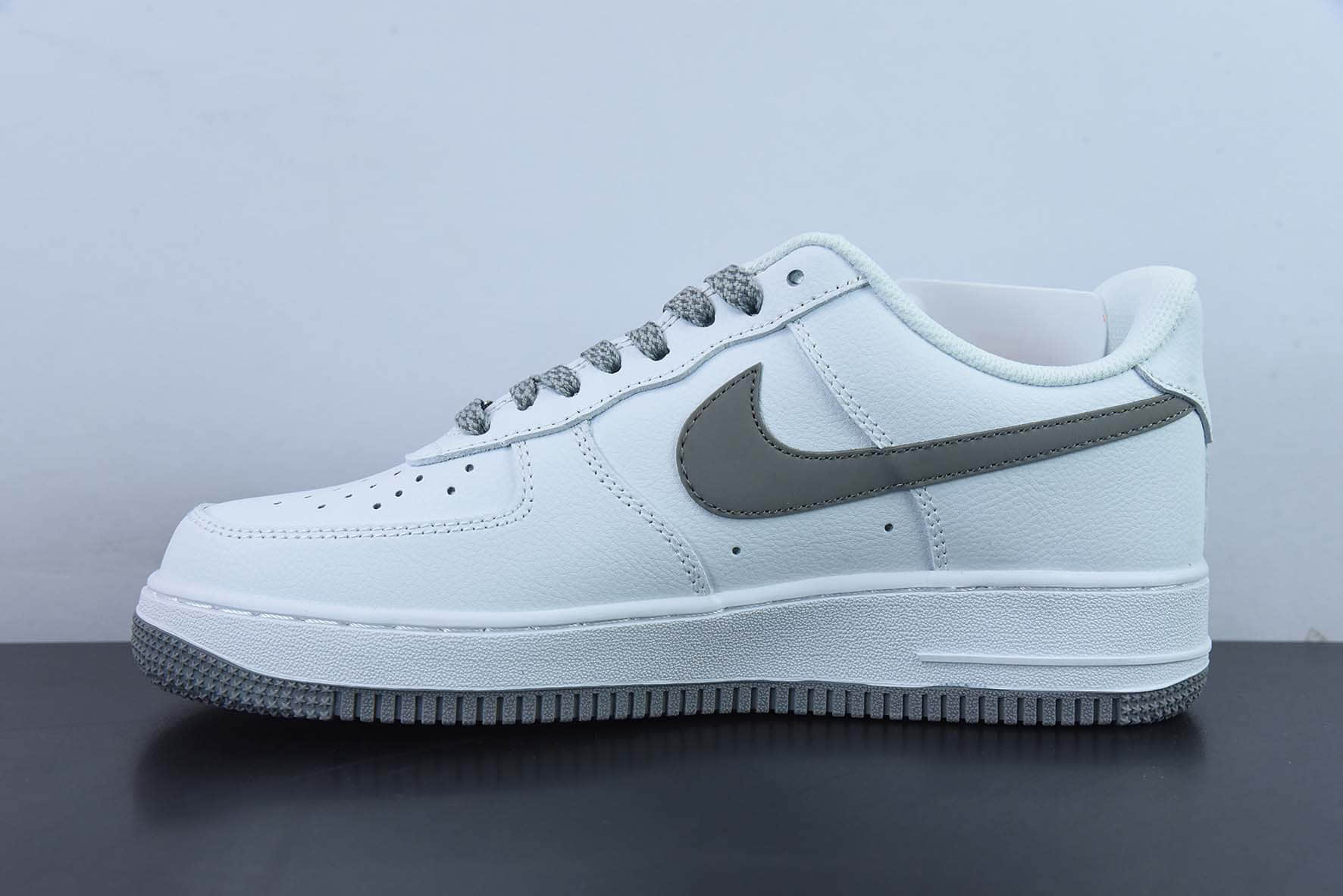 耐克Nike Air Force 1'07 Low 白灰满天星空军一号低帮休闲板鞋纯原版本 货号:AH0286-111