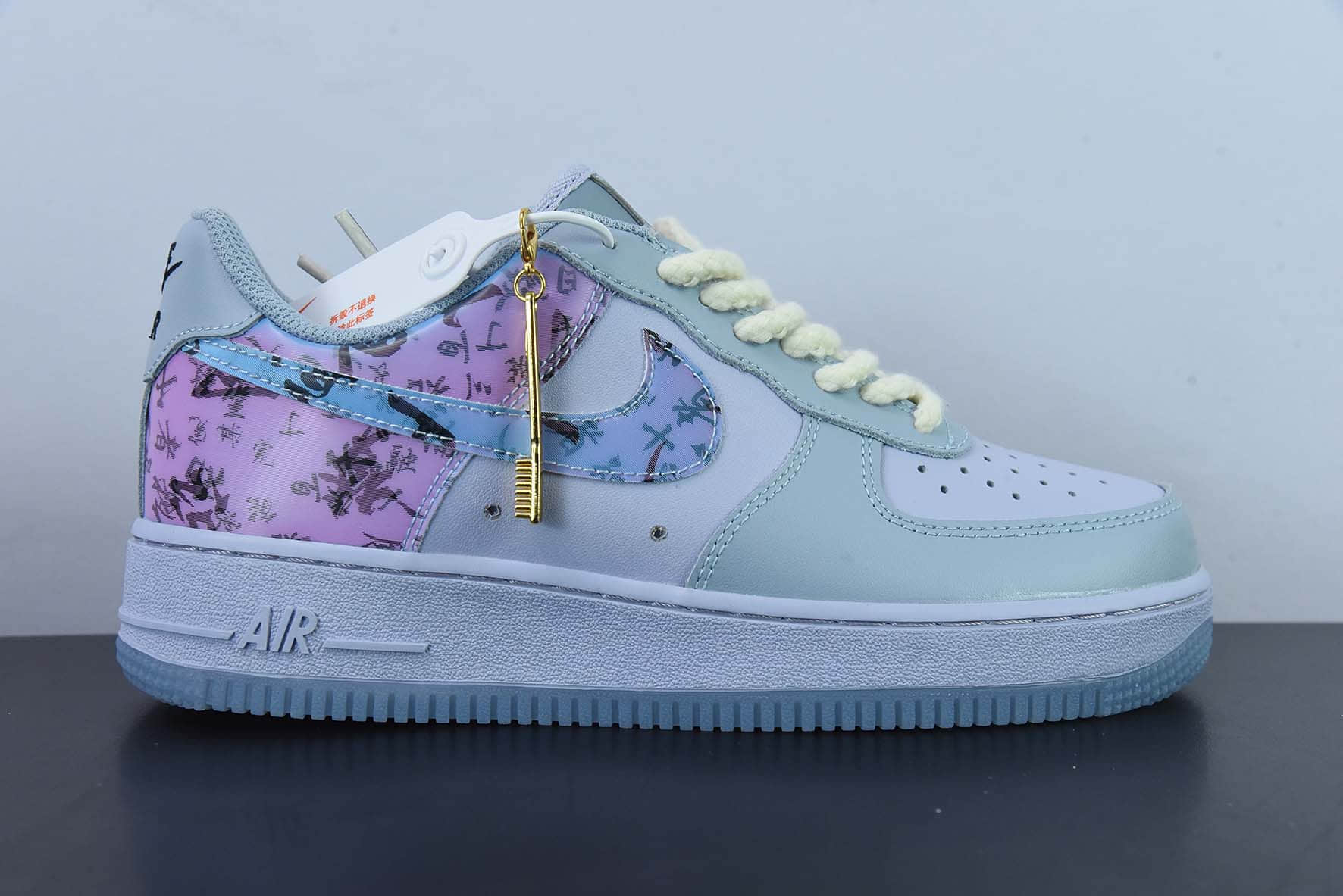 耐克Nike Air Force 1 Low 07 兰亭序国潮风空军一号低帮休闲板鞋纯原版本 货号:CW0088-222