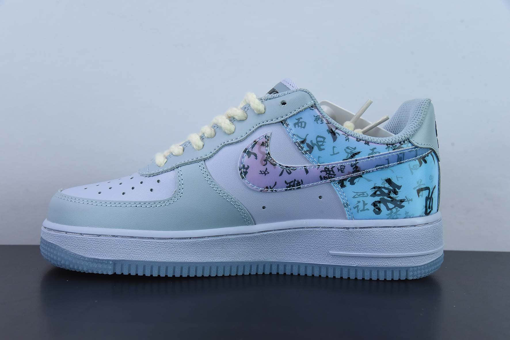 耐克Nike Air Force 1 Low 07 兰亭序国潮风空军一号低帮休闲板鞋纯原版本 货号:CW0088-222