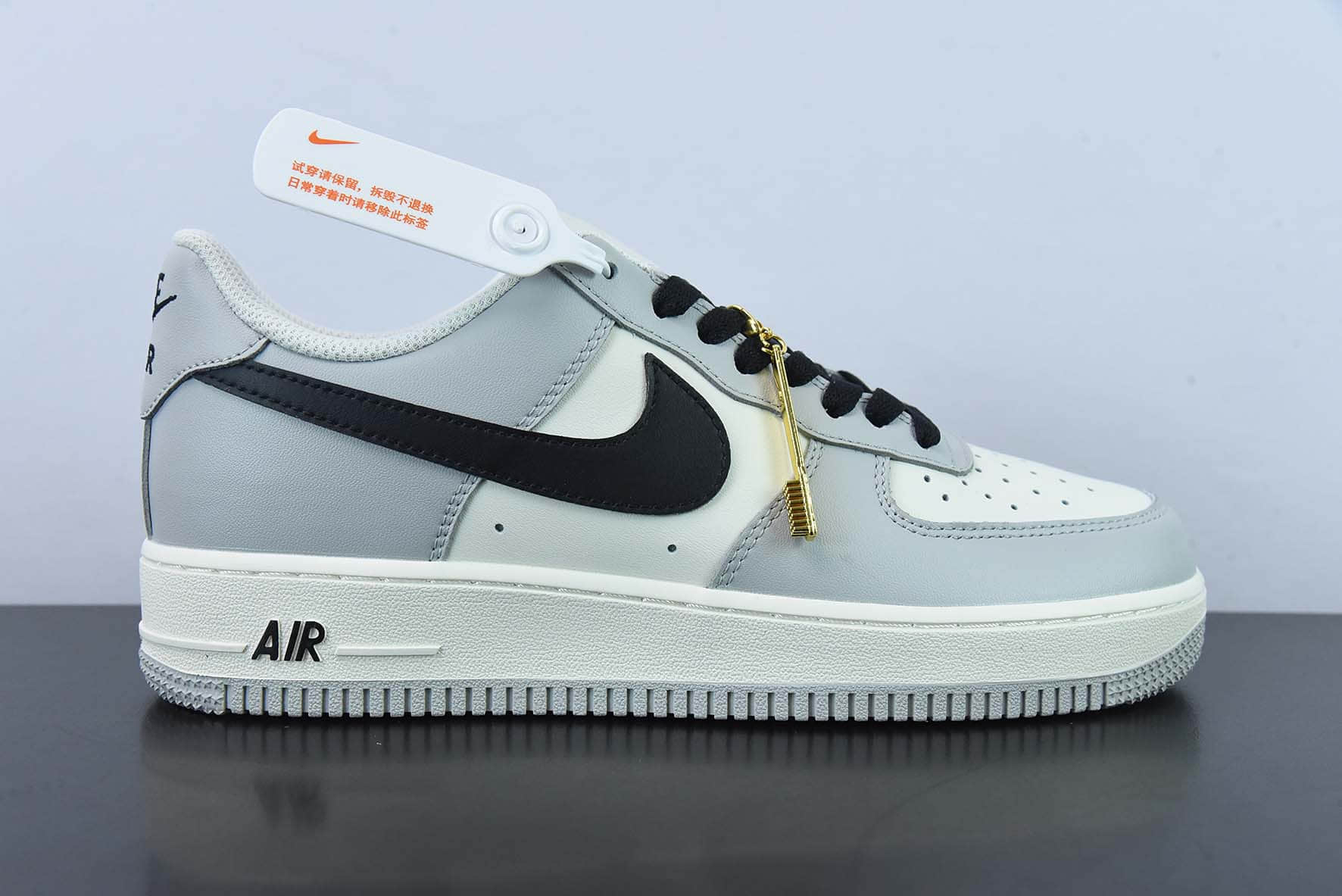 耐克Nike Air Force 1'07 Low Soot 新烟灰色空军一号低帮休闲板鞋纯原版本 货号:DO7417-991