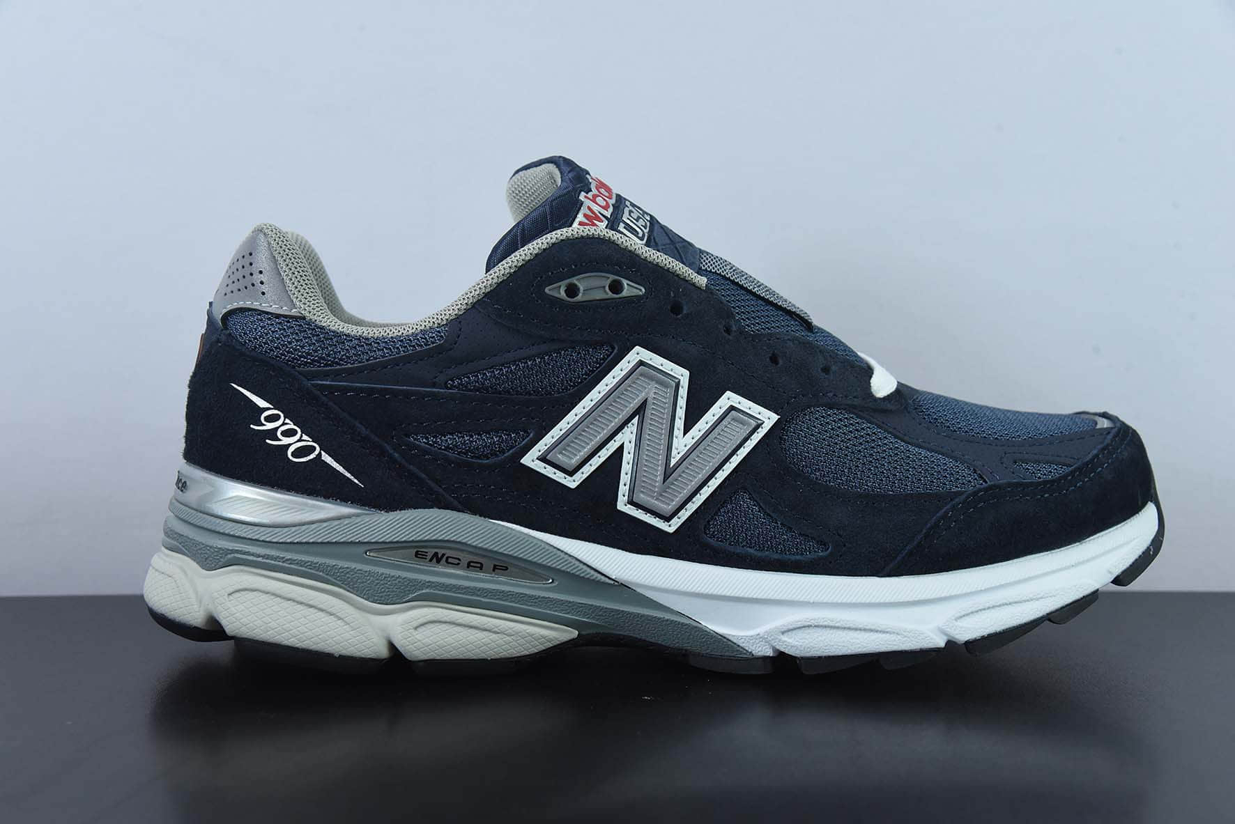 新百伦New Balance Levi's x New Balance NB990V3 海军蓝李维斯联名第三代总统复古慢跑鞋纯原版本 货号: M990NB3